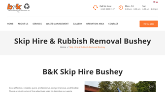 B & K ENVIRONMENTAL SERVICES LIMITED