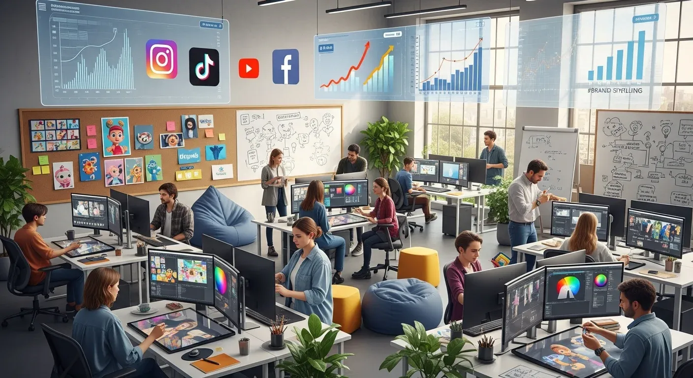How can an animation studio elevate your brand storytelling in digital marketing?